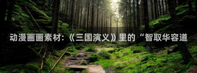香蕉漫画下拉式观看：动漫画画素材: 《三国演义》里的“智取华容道